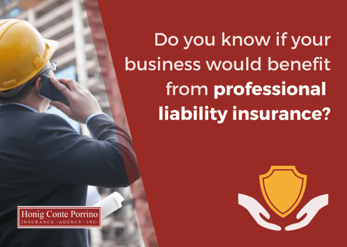 Small business professional liability insurance