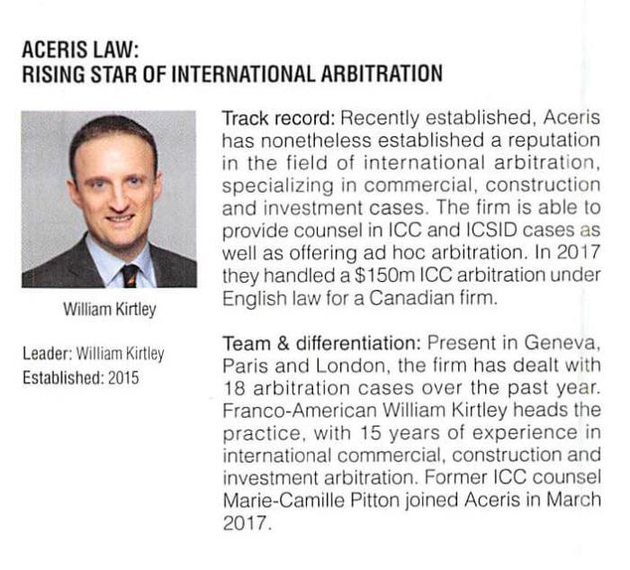 Best international arbitration law firms