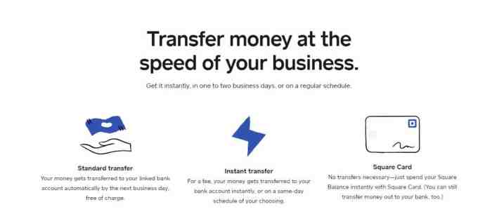 Instant receipt deposits