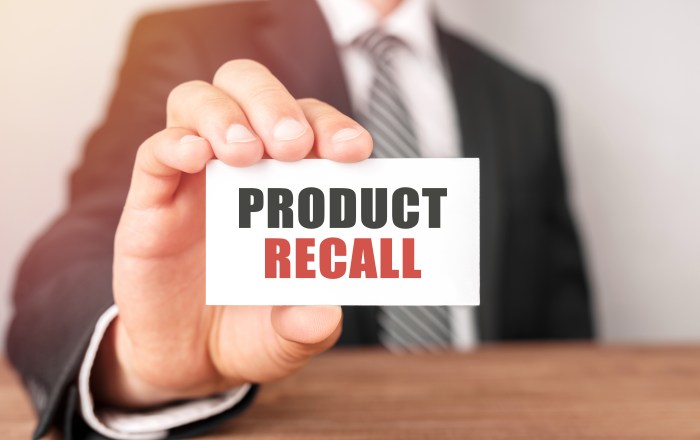 Product recalls